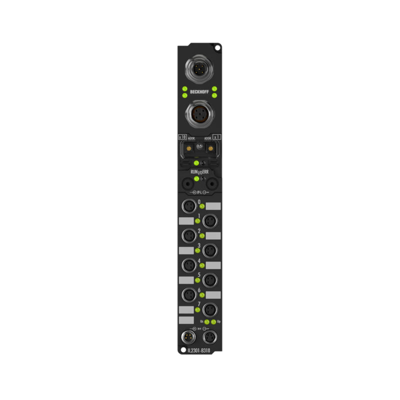 Beckhoff IL2301-B318 EtherCAT Box, 16-channel digital I/O, 24 V DC, IP67
