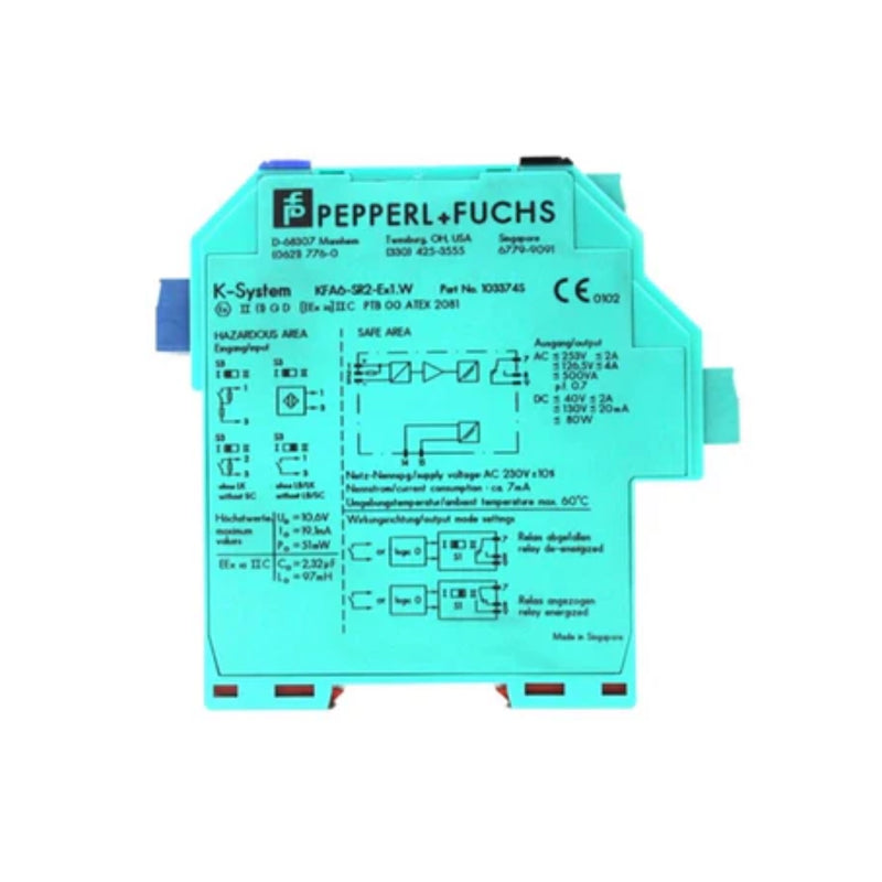 Pepperl+Fuchs KFA6‑SR2‑EX1.W stainless steel junction box, 6-entry, Zone 2/22, IP66/67