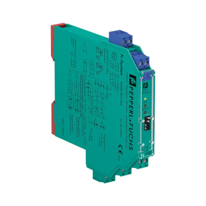 Pepperl+Fuchs KFD2-SOT2-EX2 dual-channel intrinsic safety isolator, DIN-rail