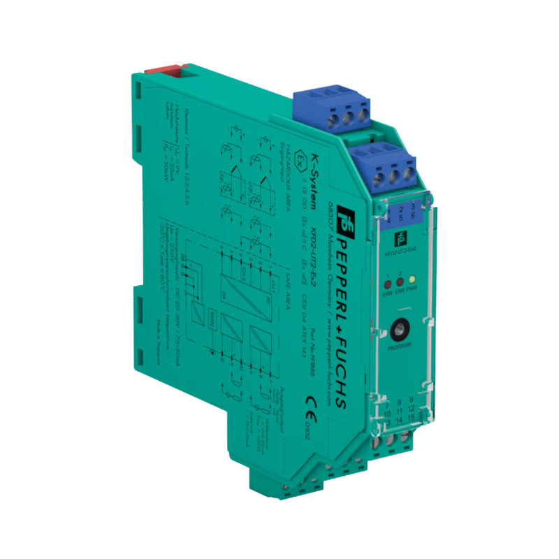 Pepperl+Fuchs KFD2-SOT3-Ex2 3‑channel intrinsically safe signal conditioner, TC/RTD to transistor outputs