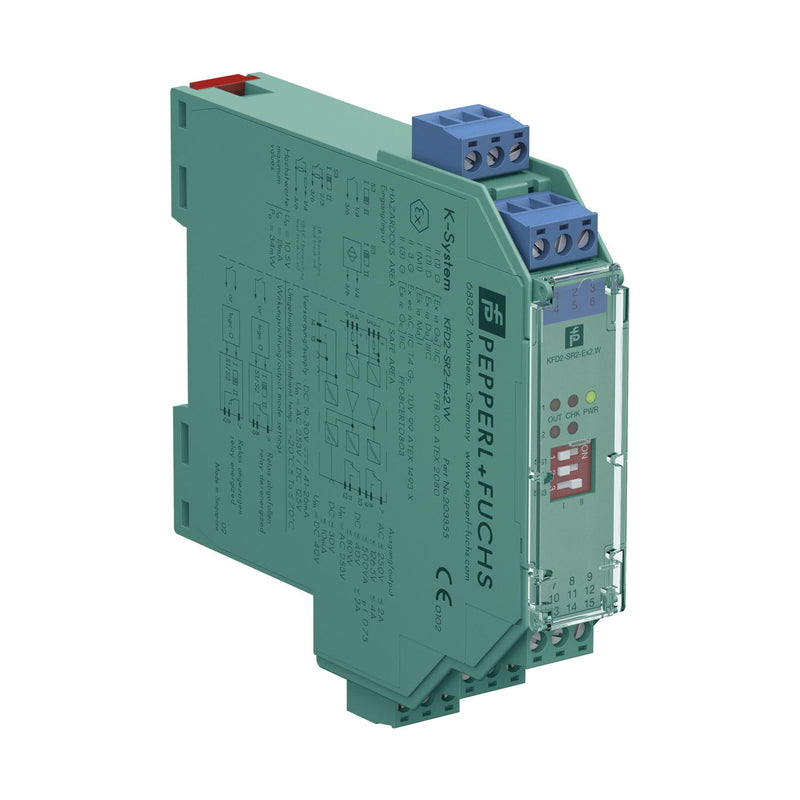 Pepperl+Fuchs KFD2-SR2-EX2.W 2-channel intrinsically safe signal conditioner with relay output