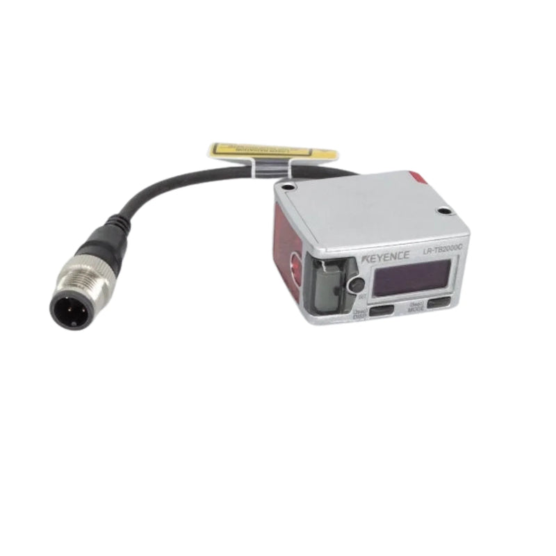 Keyence LR-TB2000C long-range laser sensor with built-in amplifier for accurate detection in industrial automation systems.
