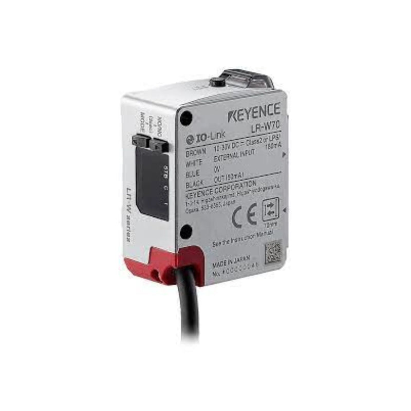 Keyence LR-W70C full-spectrum reflective sensor with 500mm range and PNP output for advanced detection in automation. Shop now.