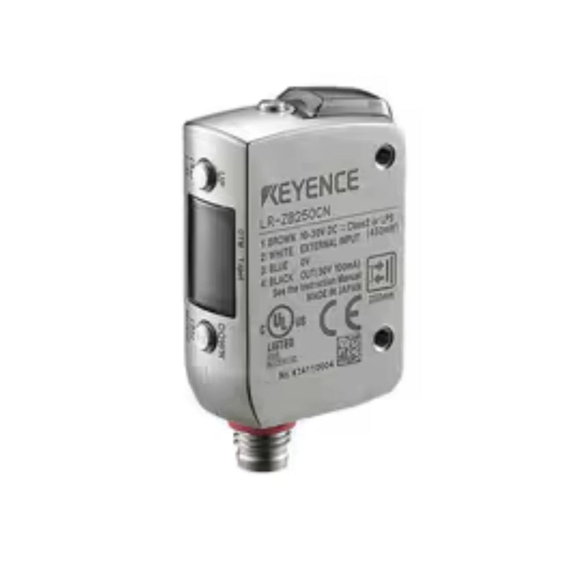 Keyence LR-ZB250C3P 250mm reflective sensor with IO-Link and PNP output, ideal for smart industrial detection. Shop now.