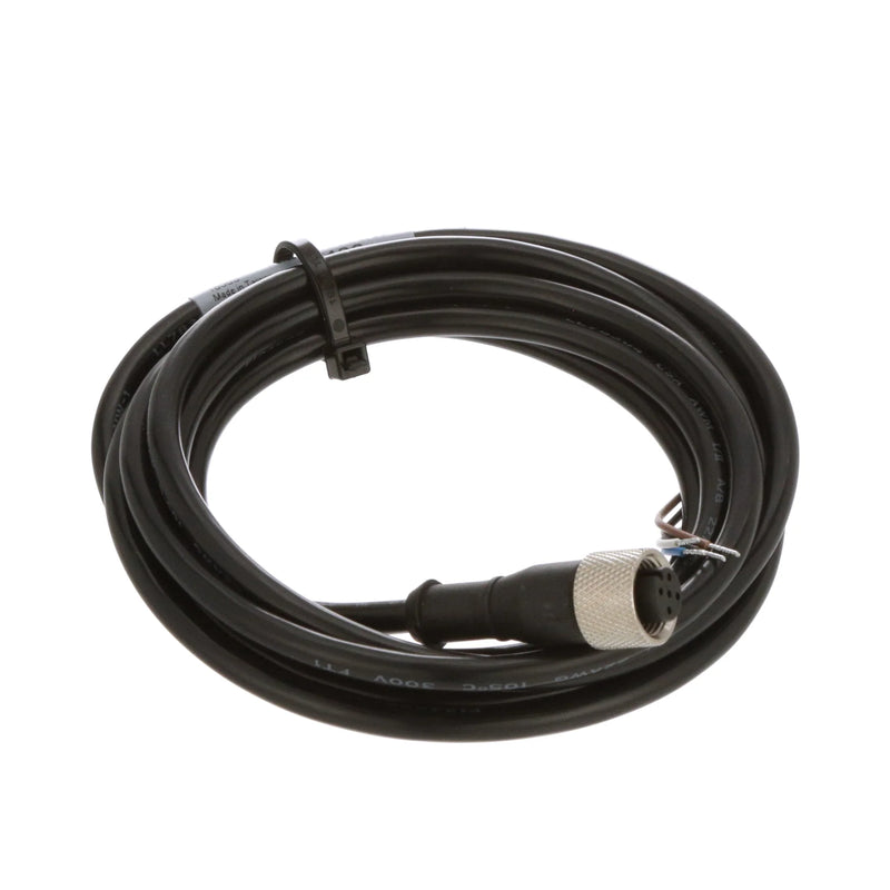 Banner MQDC-406 4-pin cable, M12 connector, 6 ft PVC jacket