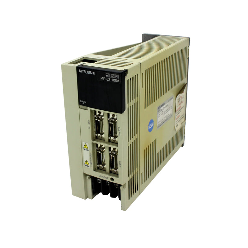 Mitsubishi MR-J2-100A, 1.0 kW, 200 V, analog and pulse interface, from MR-J2 series
