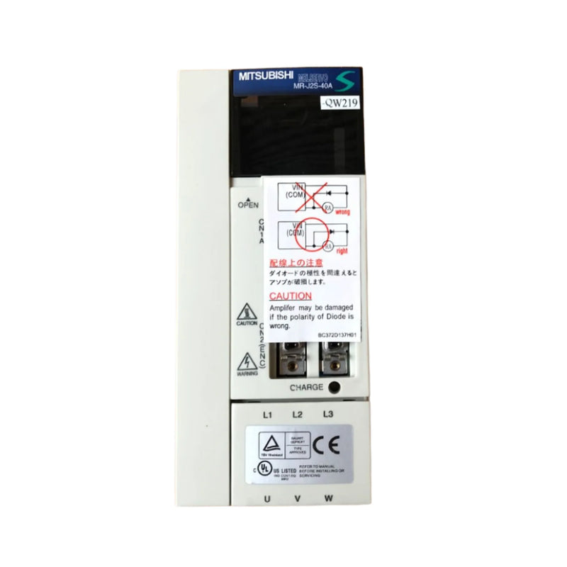 Mitsubishi MR-J2S-40A, 400W, 200–230V AC. Ideal for MR-J2S Series motion setups.