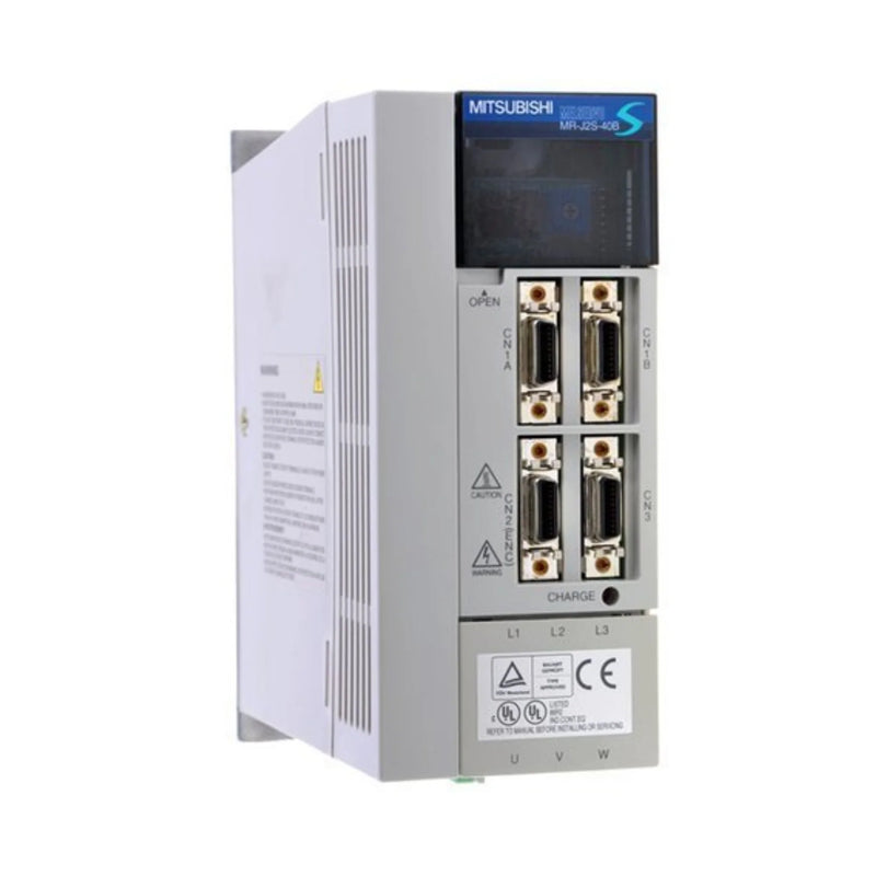 Mitsubishi MR-J2S-40B amplifier, 400W, 200–230V, SSCNET compatible, compact MR-J2S series