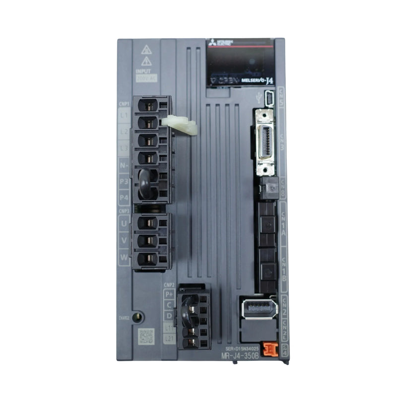 3.5kW Mitsubishi MR-J4-350B servo amplifier, 200V, SSCNET III/H, motion control