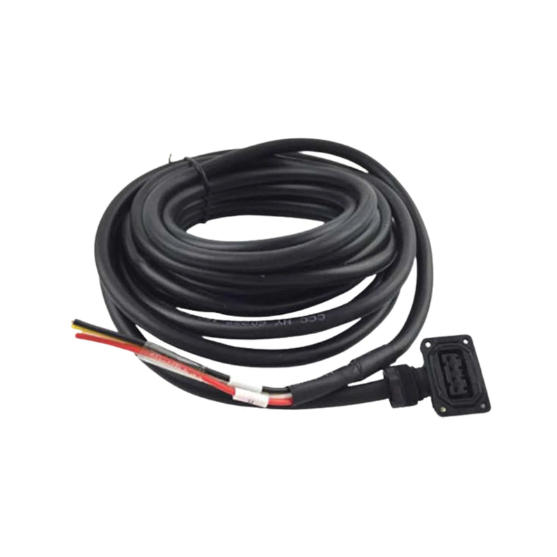 Mitsubishi servo power cable, 5 m length, with A1 connector, optimized for MR-J3 and MR-J4 systems