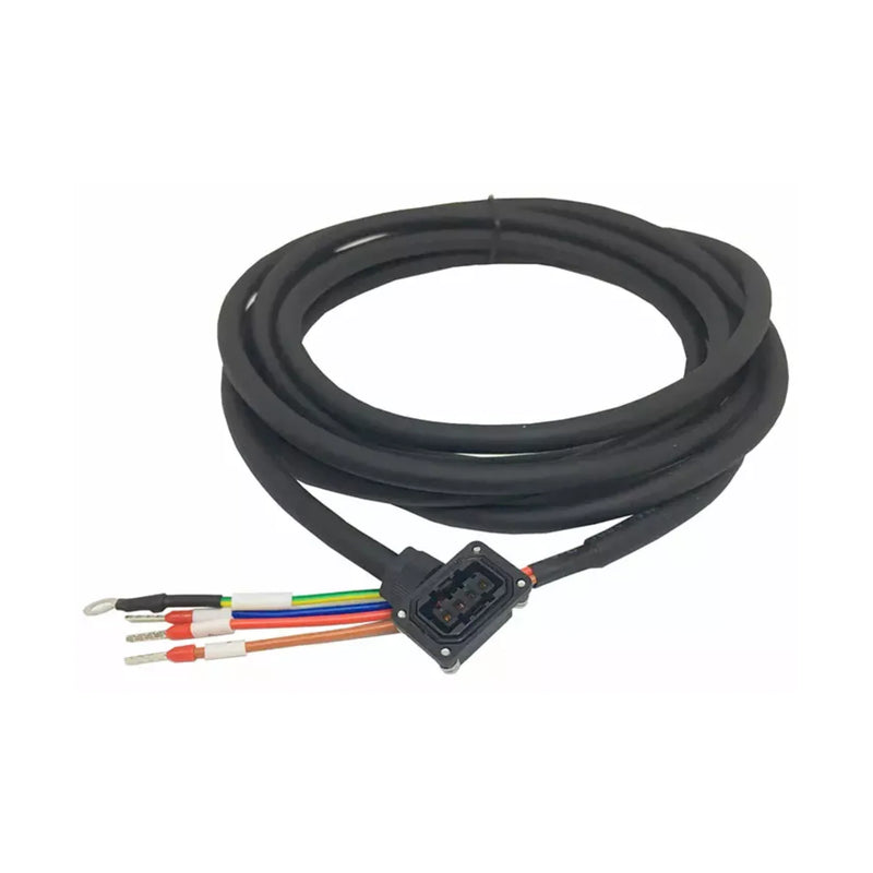 Mitsubishi MR-PWS1CBL5M-A1-L 5 m servo cable with L-axis connector, suited for MR‑J3/MR‑J4 motors