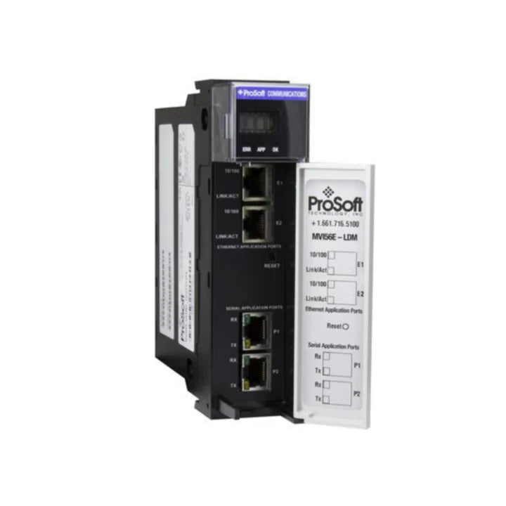 ProSoft MVI56E-GSC serial communication module, 2 ports, RS-232/422/485, ControlLogix compatible