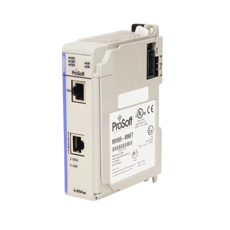 MVI69-MNET ProSoft Modbus TCP/IP communication module, CompactLogix, 1-slot, Ethernet