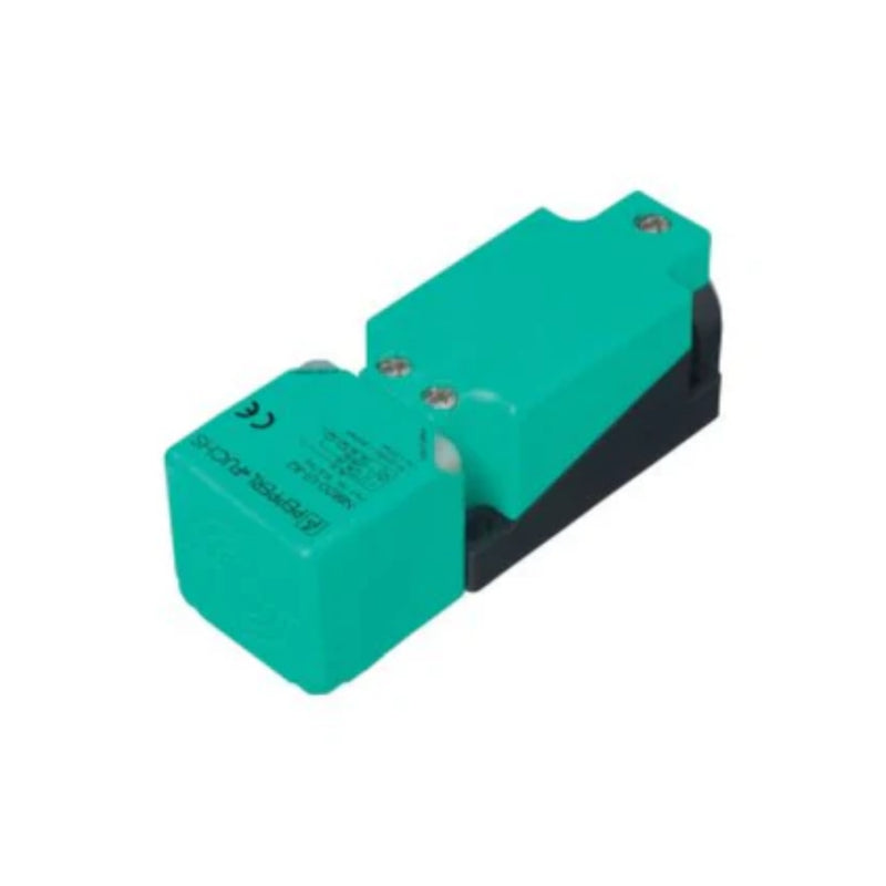 Pepperl+Fuchs NBB15‑U1K‑N0 flush-mount inductive sensor, 15 mm sensing, switchable PNP NO/NC, M18 housing, IP67