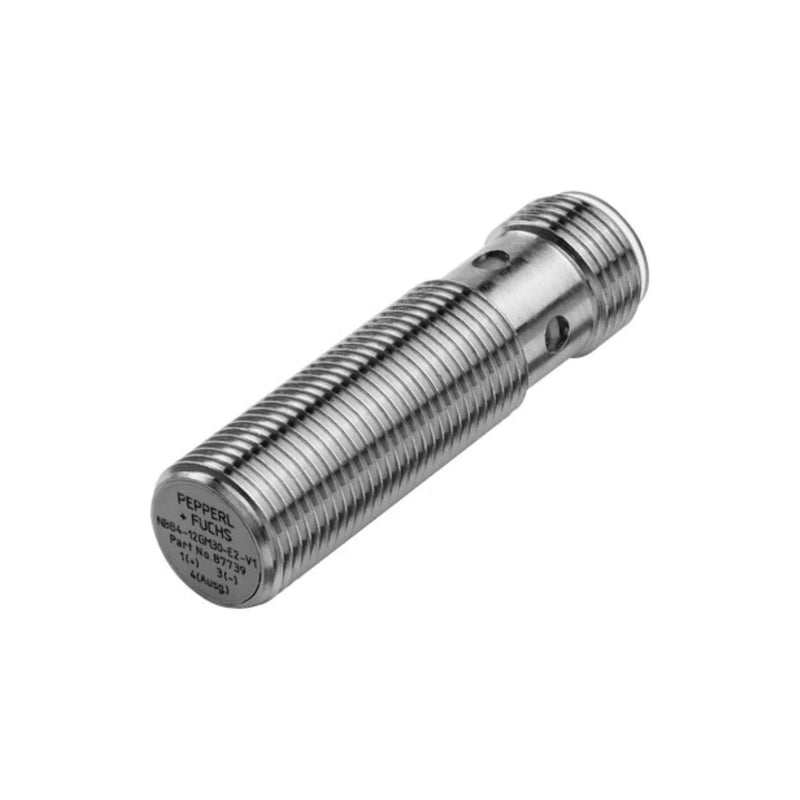 Pepperl+Fuchs NBB4-12GM30-E2-V1 inductive proximity sensor, 4 mm flush, PNP NO, M12, with cable