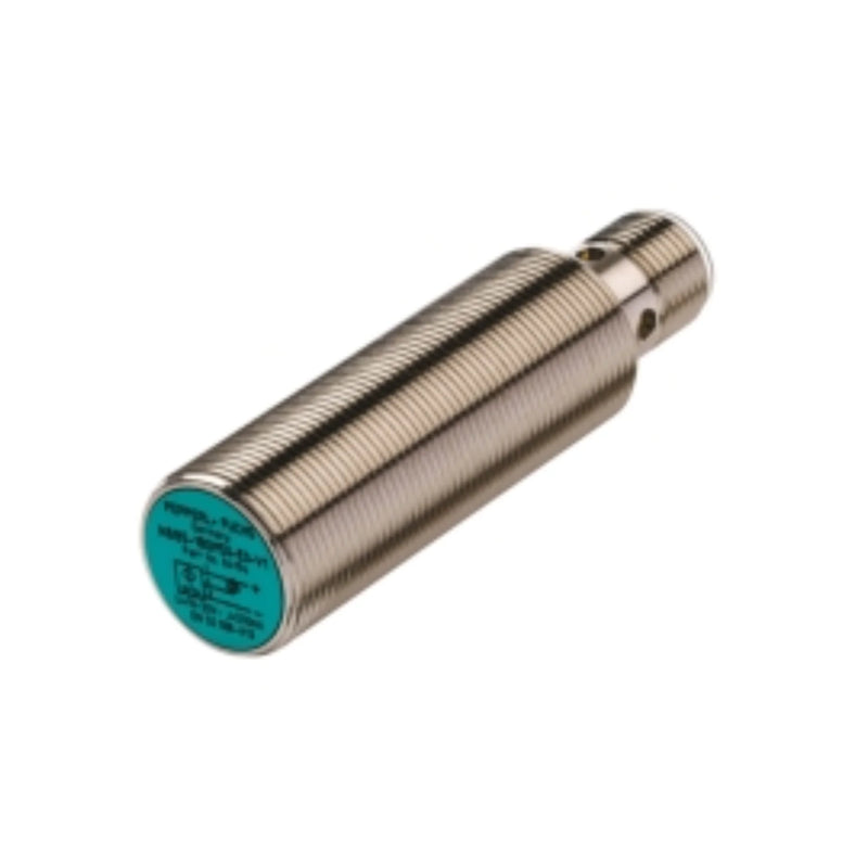 Pepperl+Fuchs NBB5-18GM50-E2-V1 inductive sensor, M18, 5 mm flush, PNP NO, M12 connector, IP67.