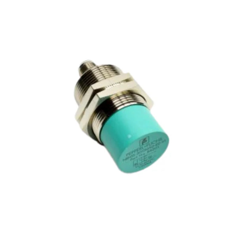 Pepperl+Fuchs NBN15‑30GM50‑E2‑V1 inductive proximity sensor, 15 mm non‑flush, switchable PNP NO/NC, M30 housing, IP67