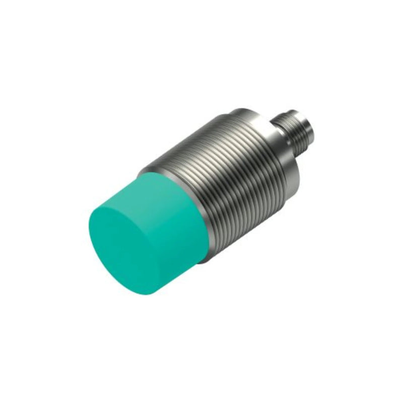 Pepperl+Fuchs NBN25-30GM50-E2-V1 inductive sensor, M30, 25 mm non-flush, PNP NO, M12 connector, IP67.
