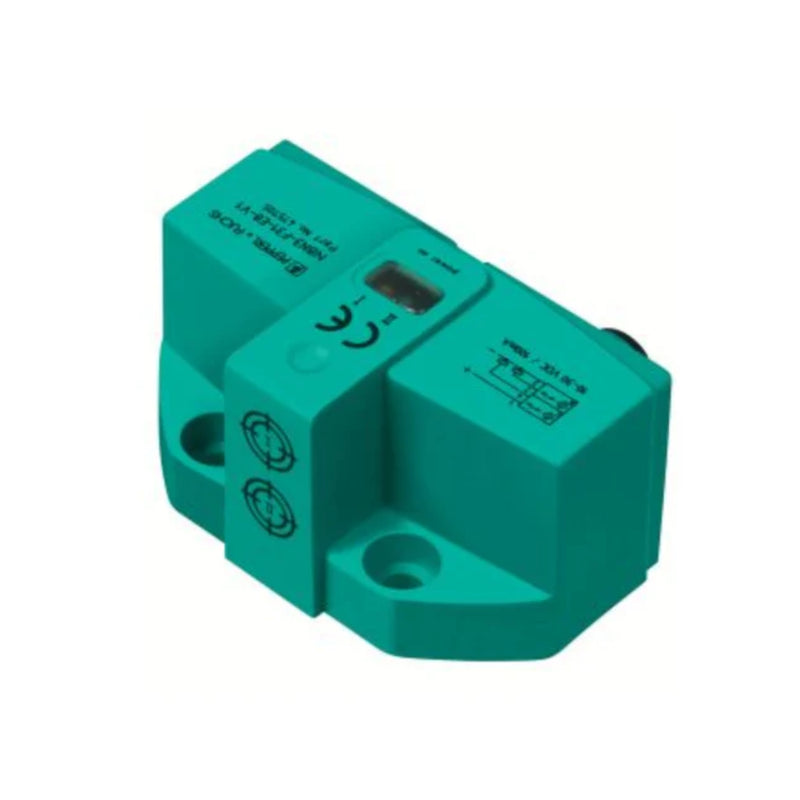 Pepperl+Fuchs NBN3-F31-E8-V1 inductive sensor, 3 mm range, PNP NO, flat rectangular housing, M8 connector, IP67