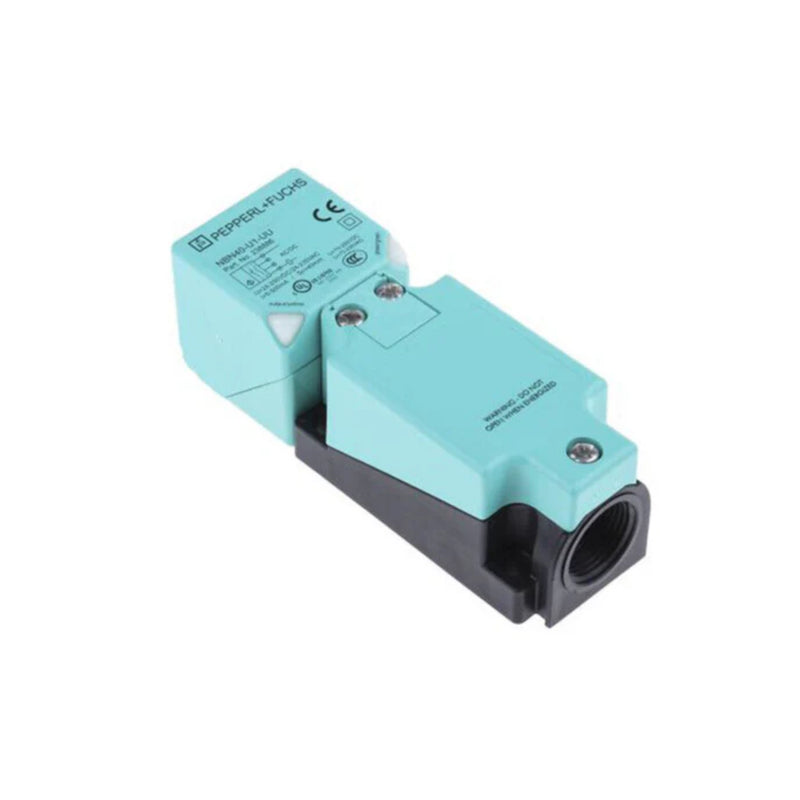 Pepperl+Fuchs NBN40-U1-UU inductive sensor, 40 mm non-flush, PNP NO/NC, M30 metal housing, IP68-rated