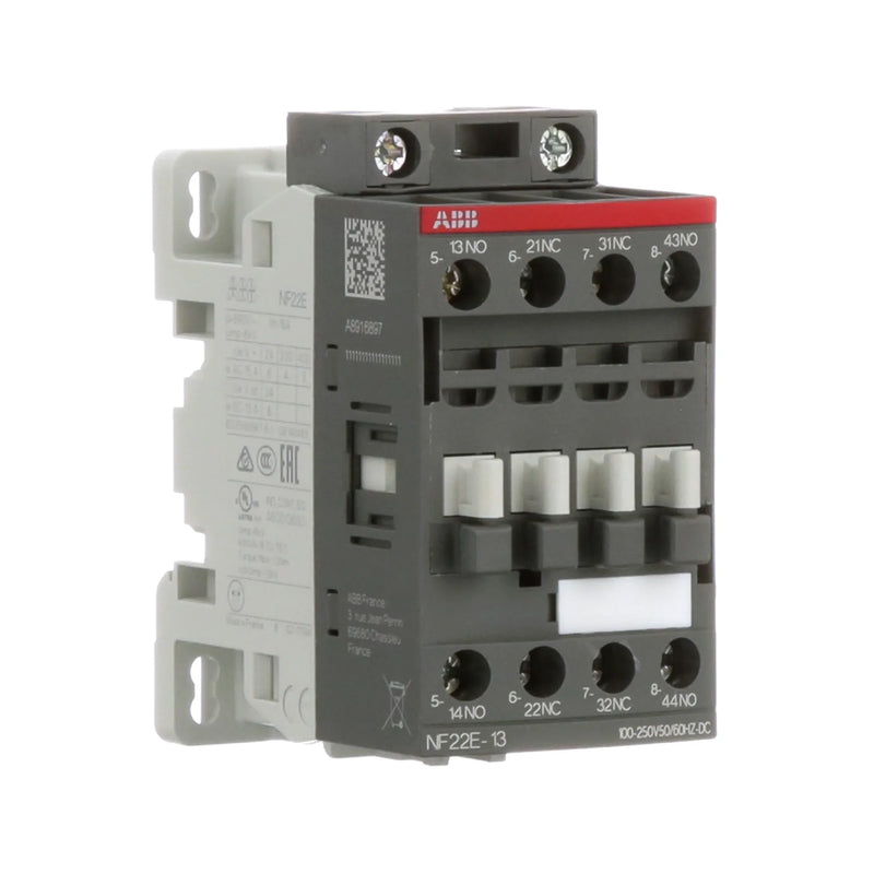 ABB NF22E-13 | Front-Mounted Auxiliary Contact Block, 2NO+2NC