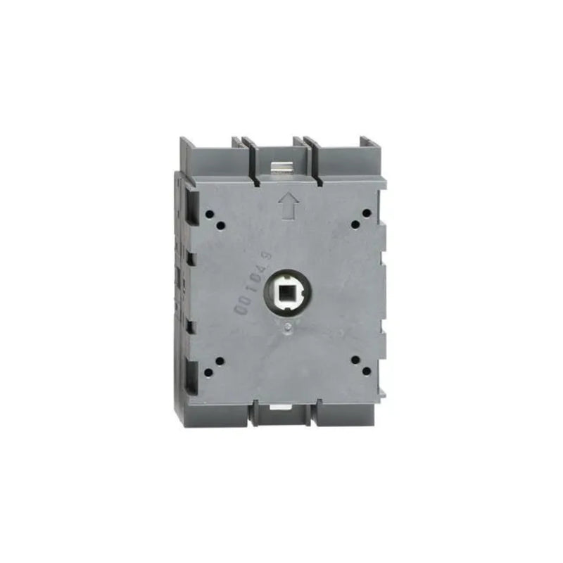 ABB OT100FT3 switch disconnector, 100 A, 3-pole, door-mounted, front-operated for industrial panel isolation.
