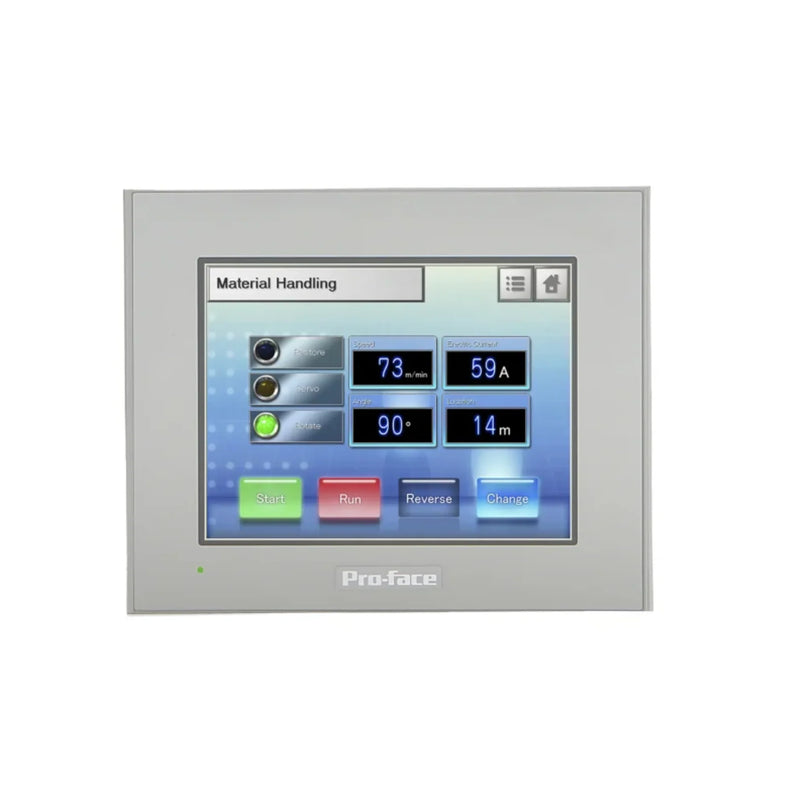 Pro-face PFXGP4301TADW 5.7-inch TFT color touchscreen HMI with QVGA resolution and diverse connectivity for industries.