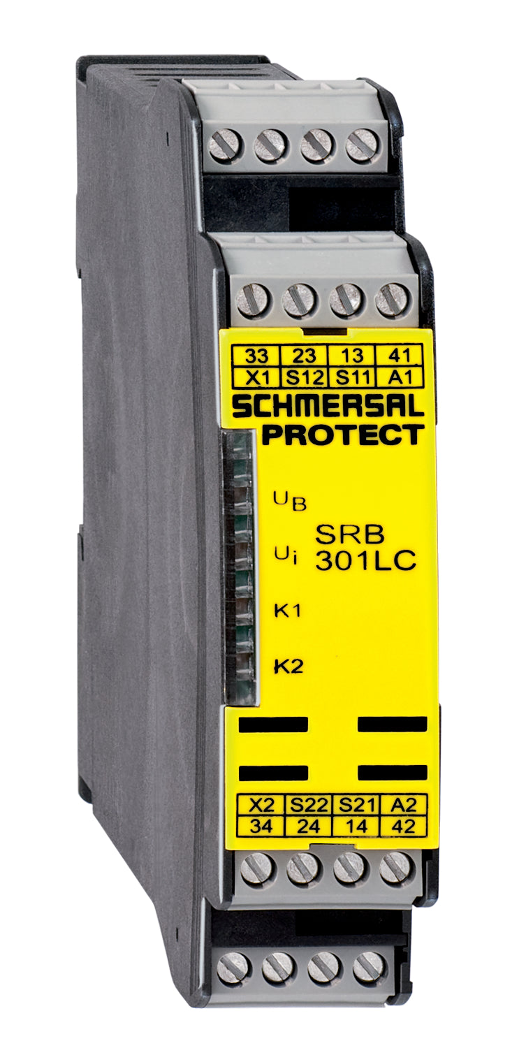 Schmersal SRB 301LC-24V Safety Relay ensures reliability in industrial environments.
