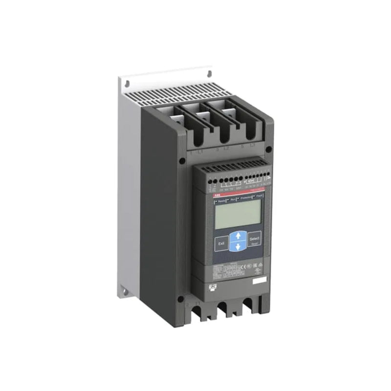 ABB PSE170-600-70 softstarter, 170 A, 208–600 V AC, with 100–250 V control.