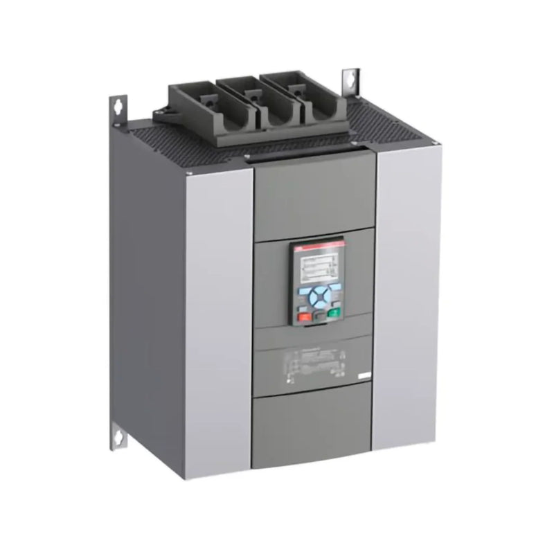 ABB PSTX720-600-70 softstarter, 720 A, 600 V, with torque control and bypass for critical motor applications.