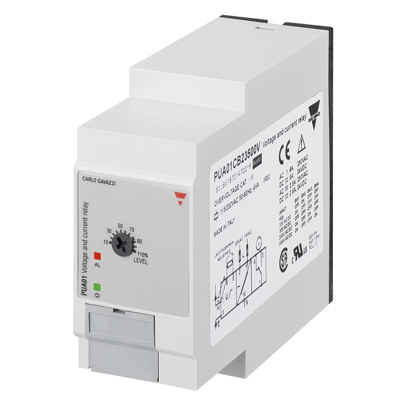 Carlo Gavazzi PUA01CB23500V ensures reliable communication with its robust and compact design for industrial use.