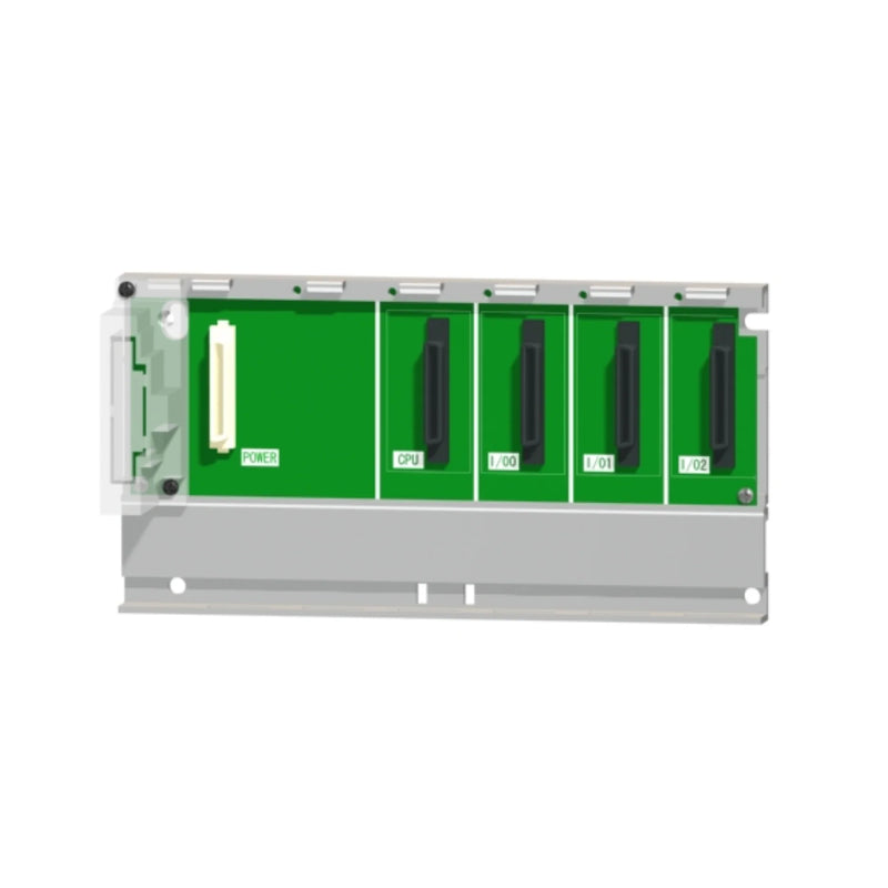 Mitsubishi Q33B base unit, 3-slot, MELSEC-Q Series, DIN rail mount