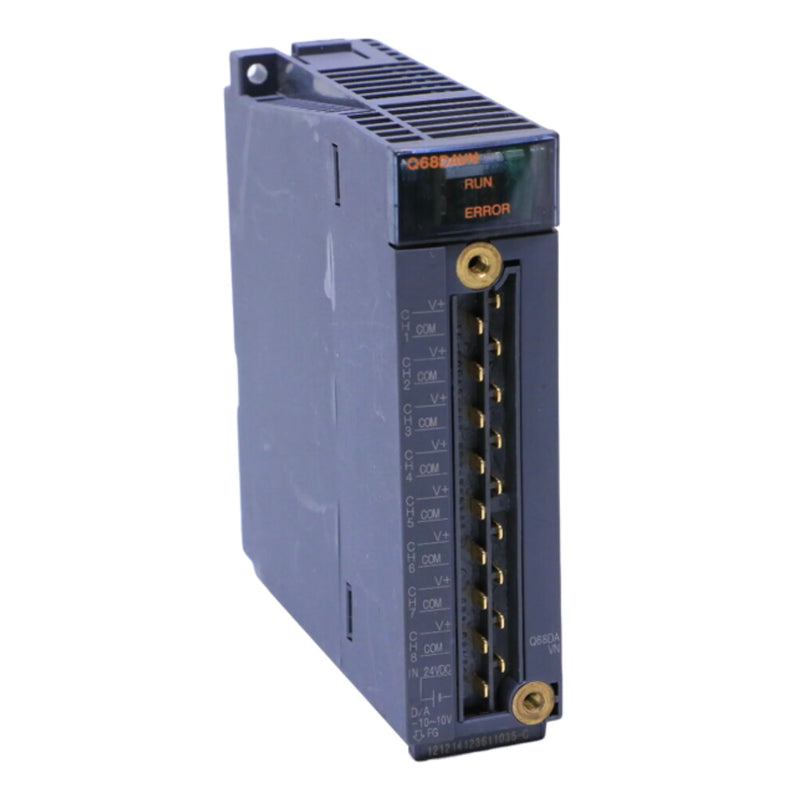 Mitsubishi Q68DAVN module, 8-channel voltage output for Q Series PLC systems