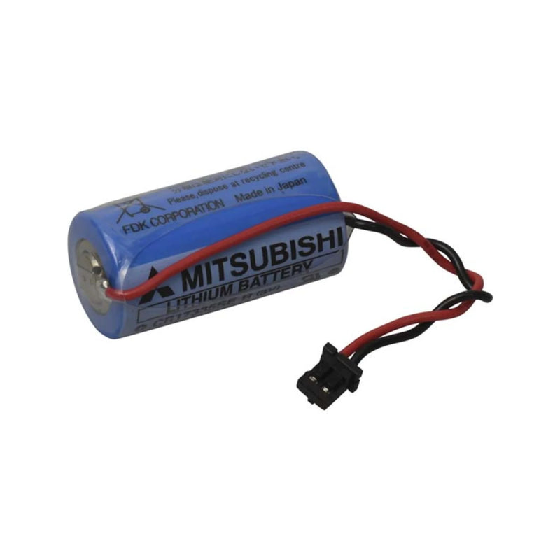 Lithium backup battery, 3.6V, for MELSEC-Q PLCs, ensures memory retention