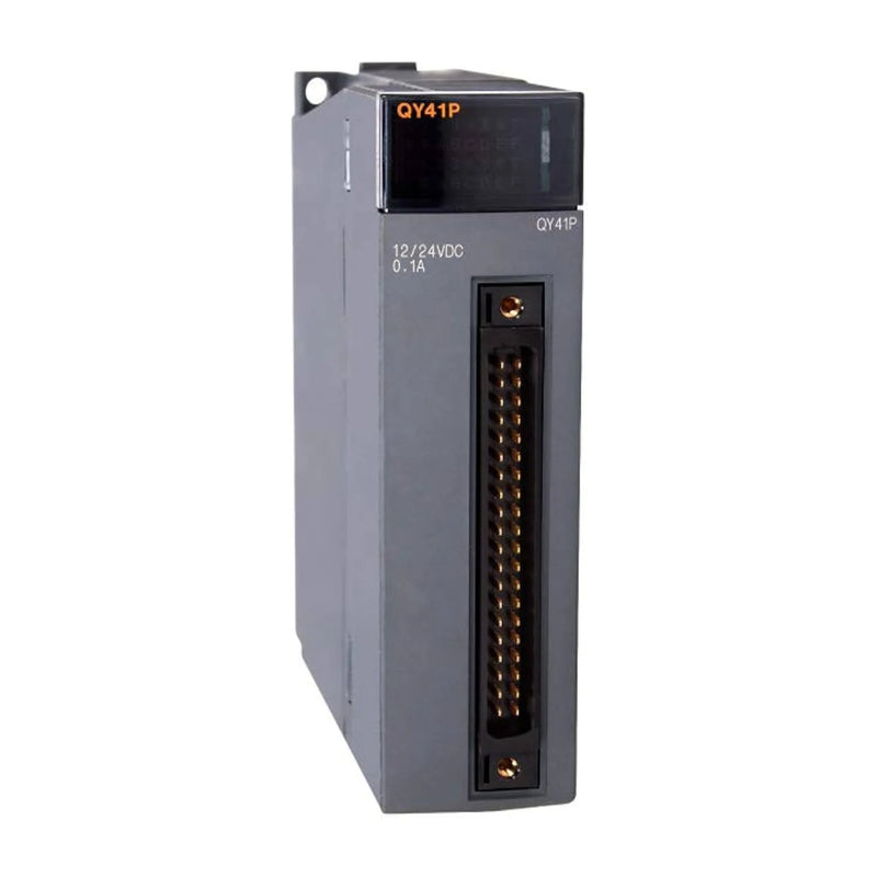 Mitsubishi QY41P transistor module, 16-point, 24V DC, for Q Series PLC