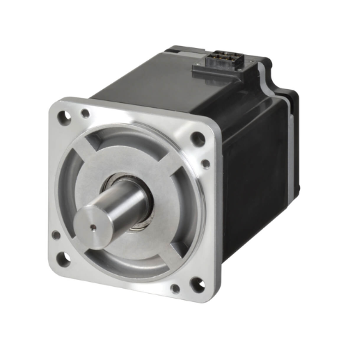 Omron R88M-1M75030T-S2 750W AC servo motor with 3000 RPM speed, 2.39 Nm torque, and 23-bit battery-free absolute encoder for precise motion control.