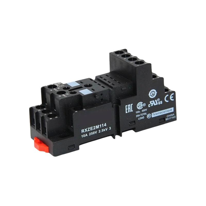 Schneider Electric RXZE2M114 14-pin DIN relay socket with screw clamp terminals, Harmony RXM series