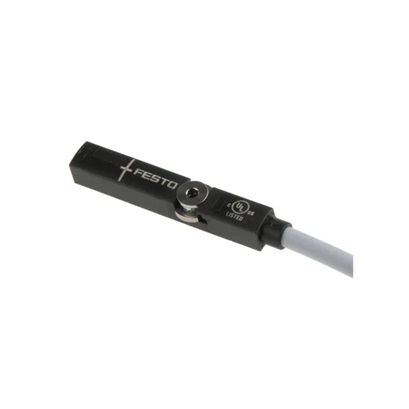 Festo SME-8M-DS-24V-K-2.5-OE proximity sensor, 24 V DC, PNP, 2.5 m cable, T-slot mount