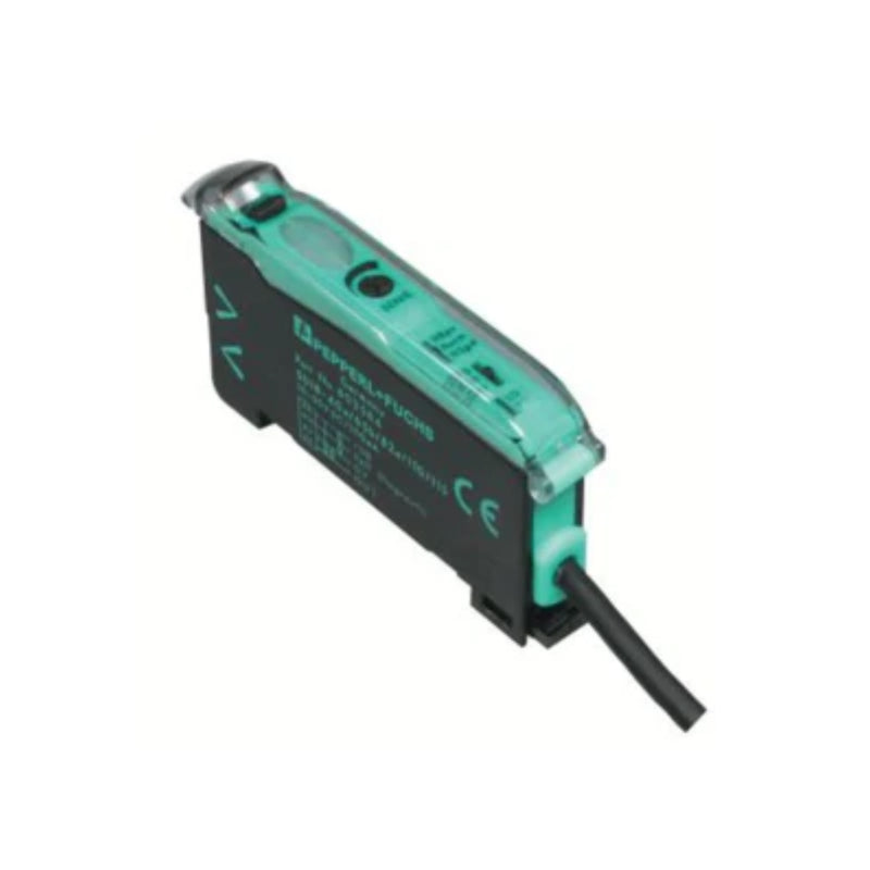 Pepperl+Fuchs SU18/16/40a/110/115/126a fiber-optic sensor amplifier, red LED, push‑pull output, compact mounting