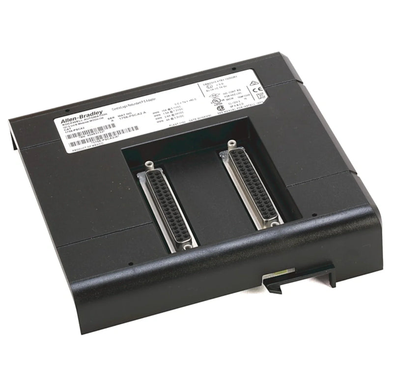 Allen-Bradley 1756-PSCA2 power cord adapter for redundant ControlLogix systems, enables dual power supply setup for enhanced reliability.