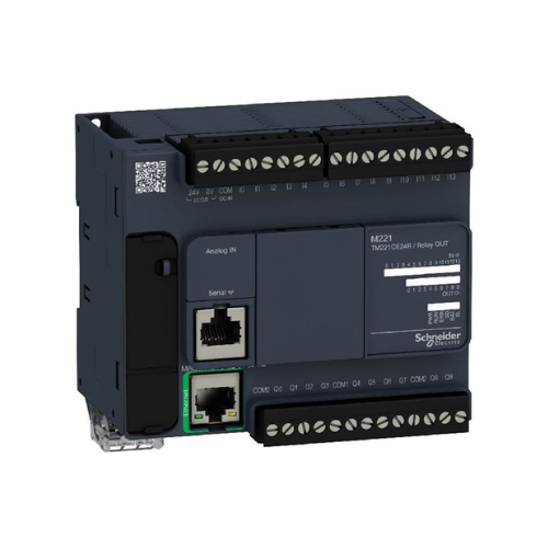 Schneider Electric TM221CE24R Modicon M221 logic controller with Ethernet and relay outputs