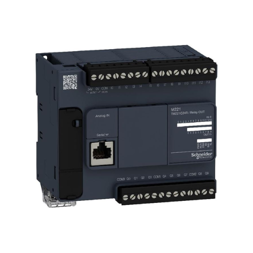 Schneider Electric TM221C24R is a compact programmable logic controller (PLC) from the Modicon M221 series