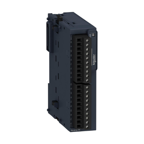 Schneider Electric TM3AI8 analog input module, 8-channel, 12-bit, voltage/current for Modicon PLCs