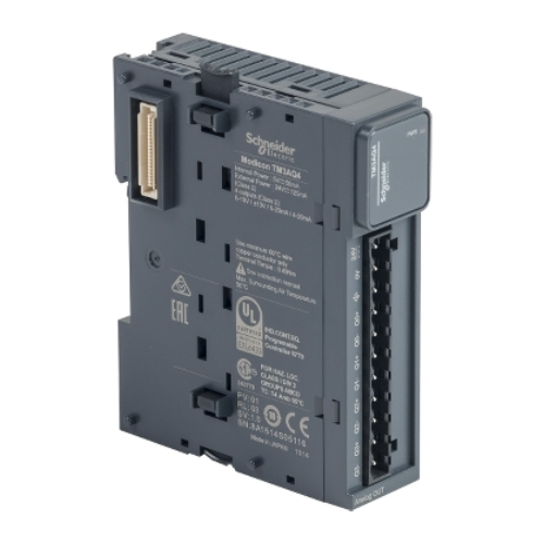 Schneider Electric TM3AQ4 4-channel analog output module for Modicon TM3