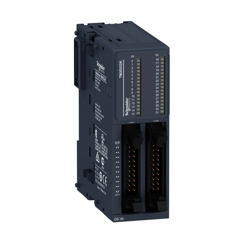 Schneider Electric TM3DI32K 32‑channel sourcing digital input module, 24 VDC, Modicon TM3