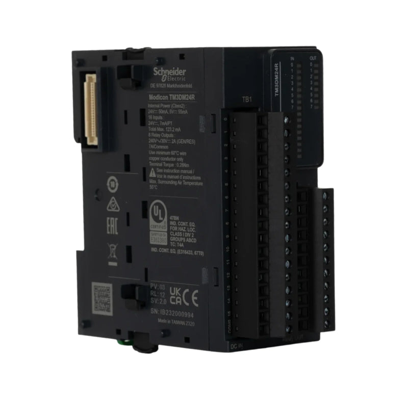 Schneider Electric TM3DM24R digital I/O module 12 inputs 12 relay outputs