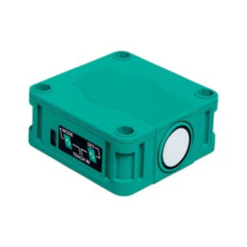 Pepperl+Fuchs UB2000-F42S-I-V15 ultrasonic sensor, 2000 mm range, analog 4–20 mA output, F42 housing, IP67