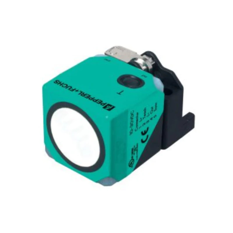 Pepperl+Fuchs UC4000-L2-I-V15 ultrasonic sensor, 4000 mm range, analog 4–20 mA output, rectangular housing, IP67