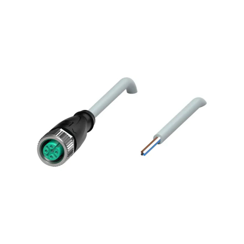 Pepperl+Fuchs V1-G-2M-PUR M12 4-pin female sensor cable with PUR jacket, 2 m