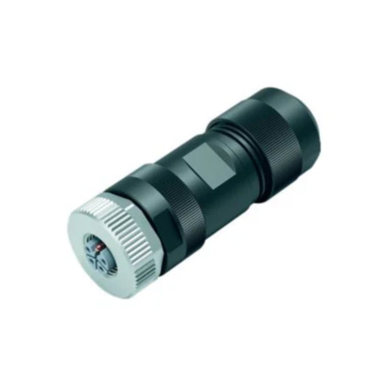 Pepperl+Fuchs V15L‑G‑BK M12 female to open lead cable, 5 m black PVC, IP67/68/69K